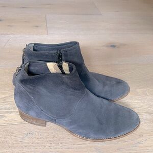 Paul Green Logan Blue Suede Booties
